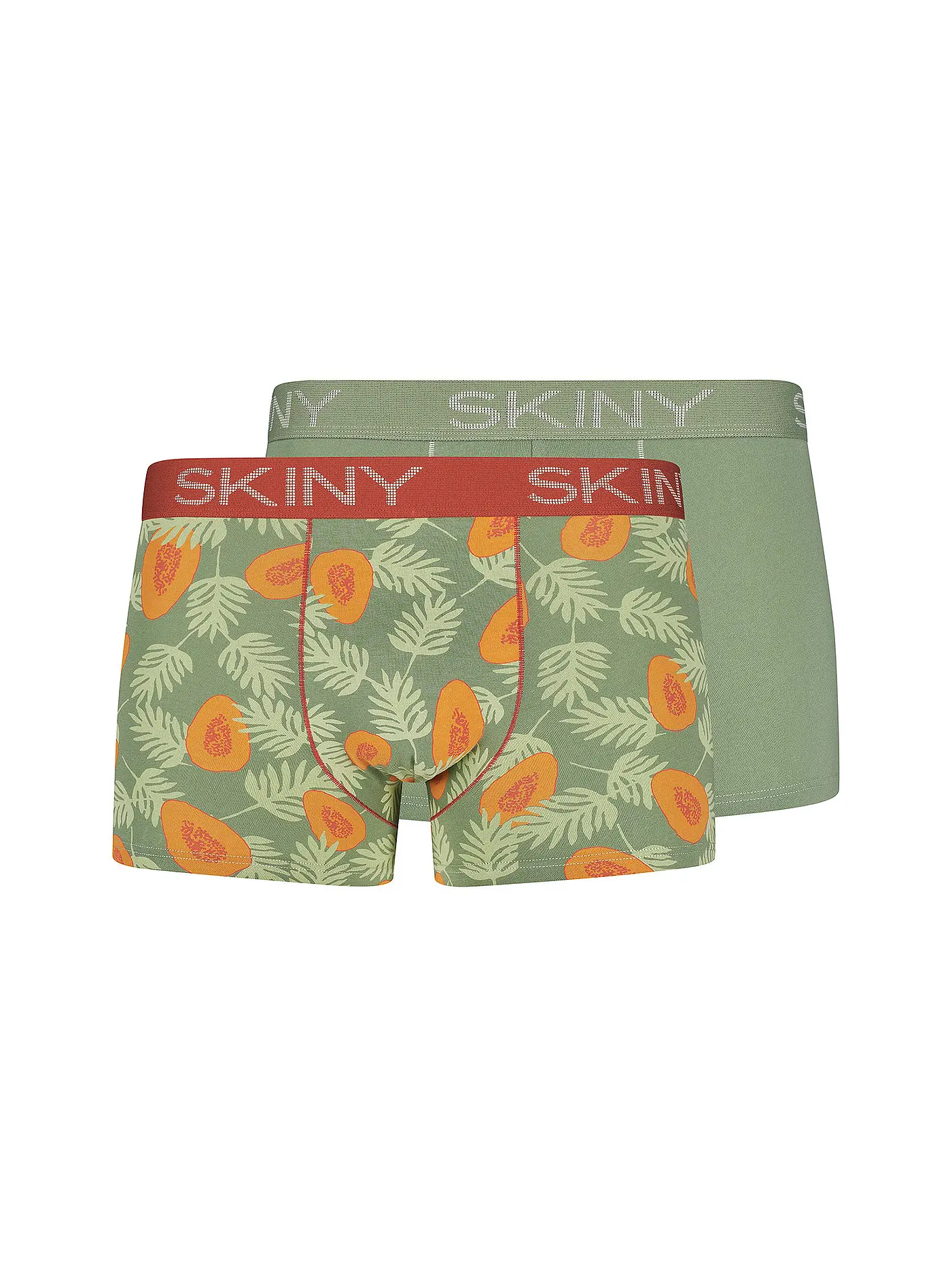 SKINY | Pants 2er Pkg. aquamarine leafs selection | grün